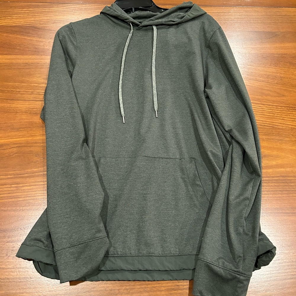 Vuori Sunday Element Green Hoodie